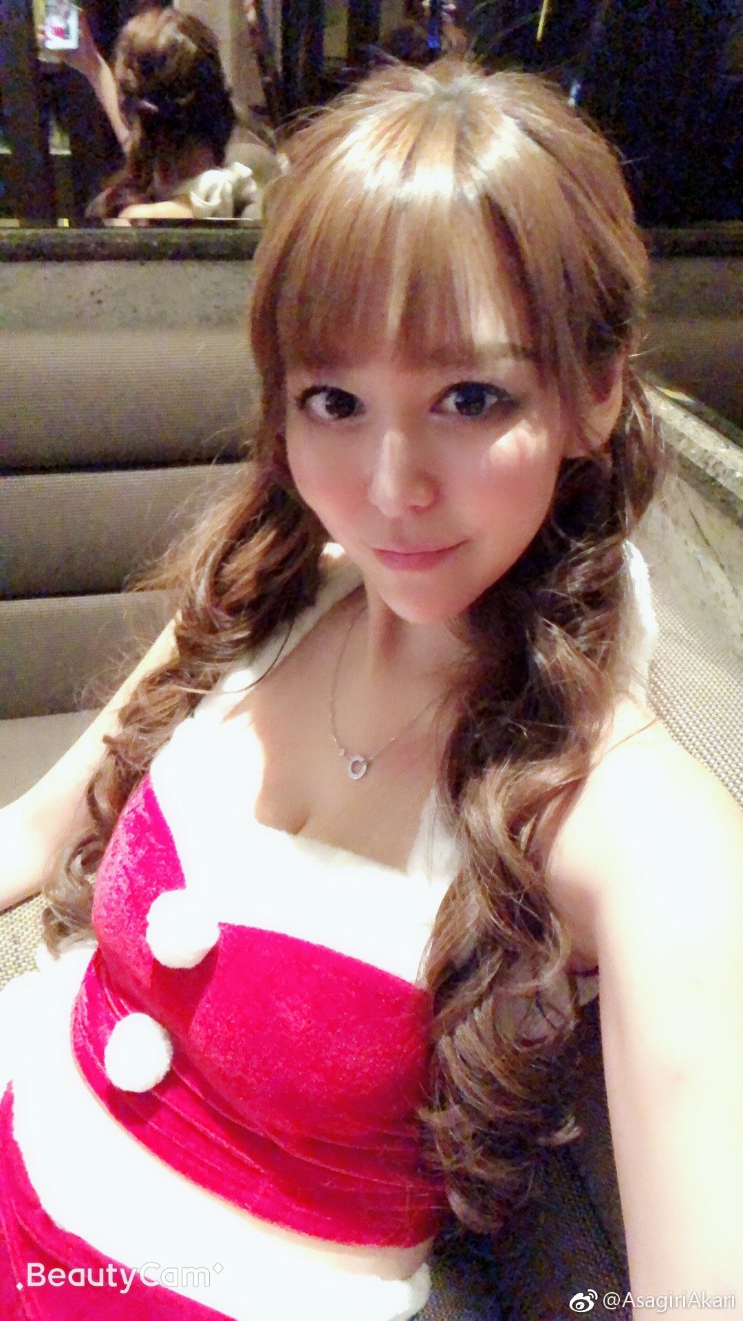女優　朝桐光 女優朝桐光:It was Christmas event the day before yesterday yesterday. 桃子圈