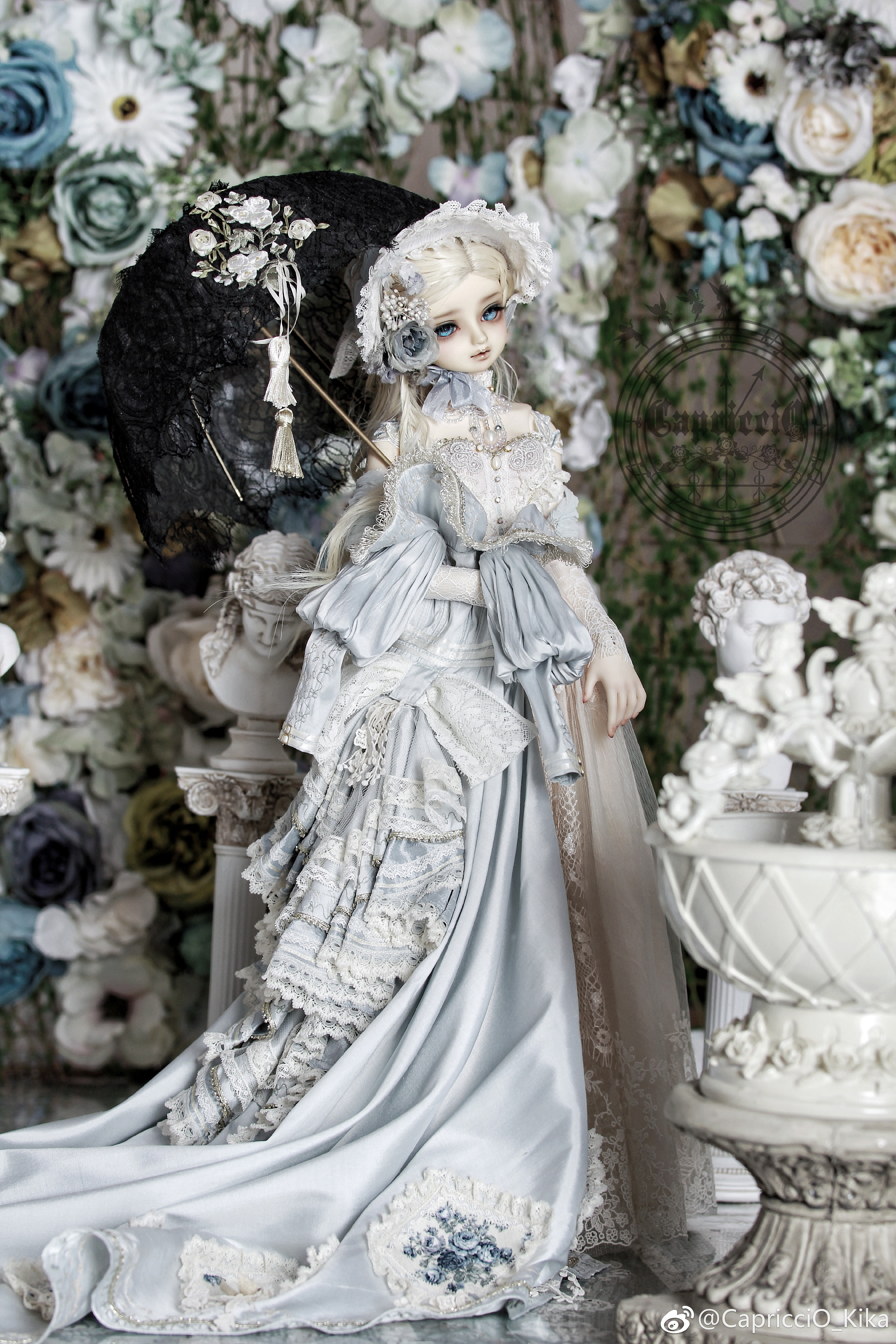 綿綿の異世界冒険魔女lili リリ灰色MMDOLL UFDOLL BJD