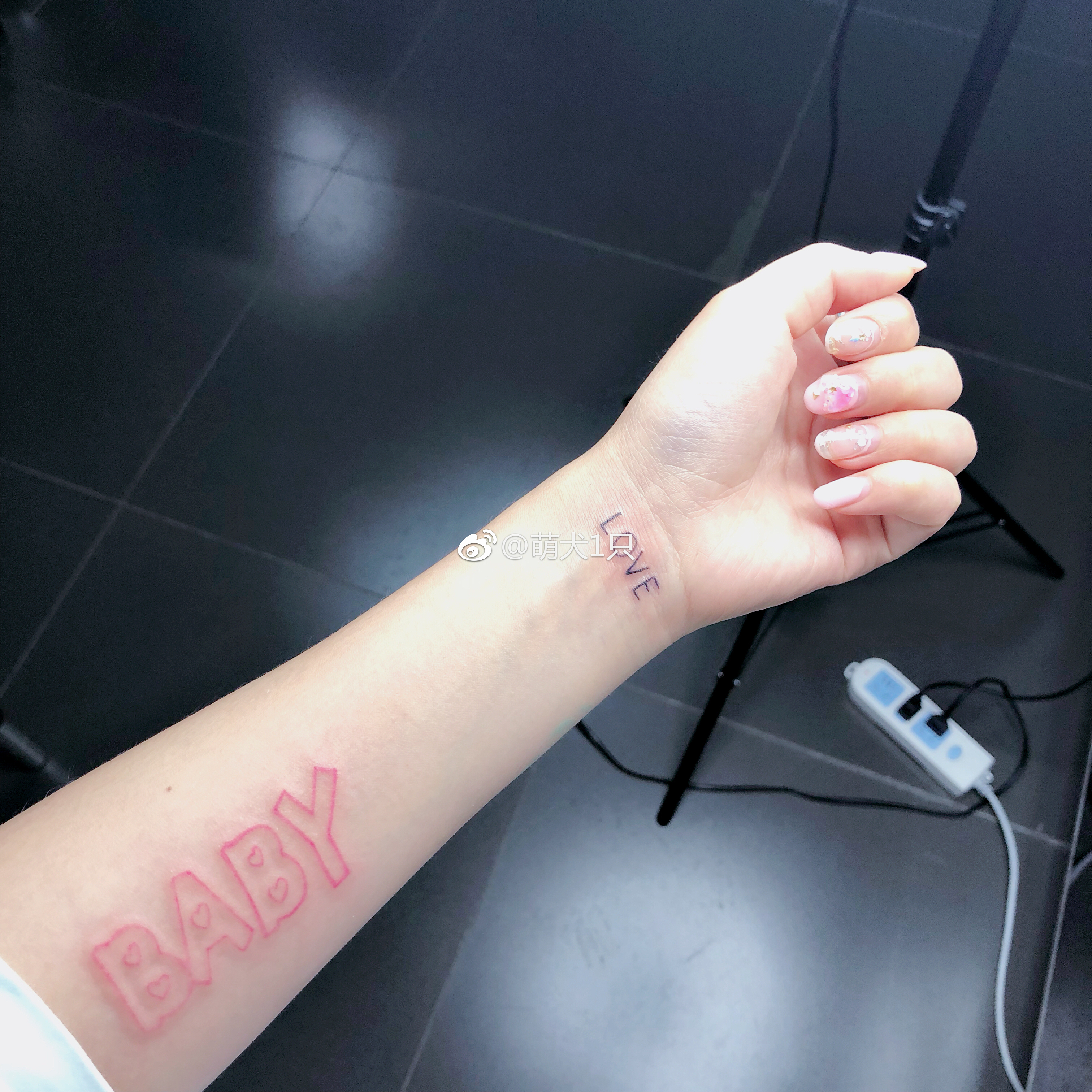 萌犬1只:新纹身太可爱啦！！！炒鸡喜欢​ 桃子圈